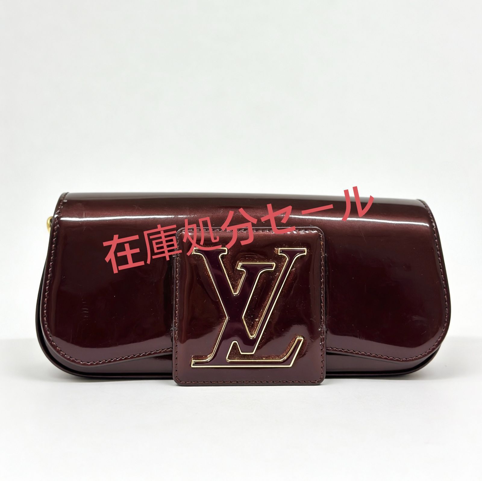 訳あり】ルイヴィトン クラッチバッグ ヴェルニ ボルドー - メルカリ
