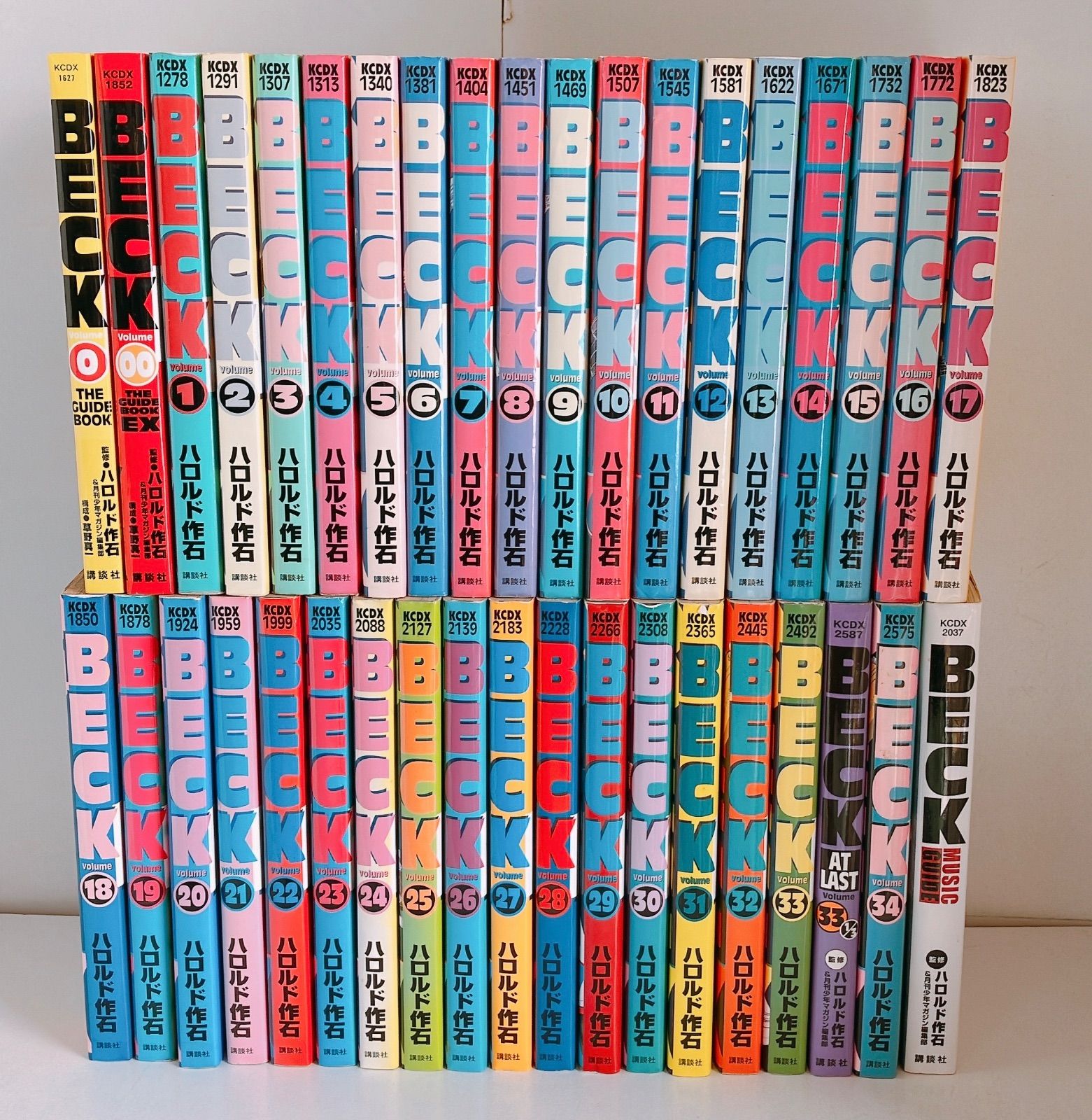 BECK 全巻 34巻 関連本3冊セット Music GUIDE 0 GUIDE BOOK 0 GUIDE