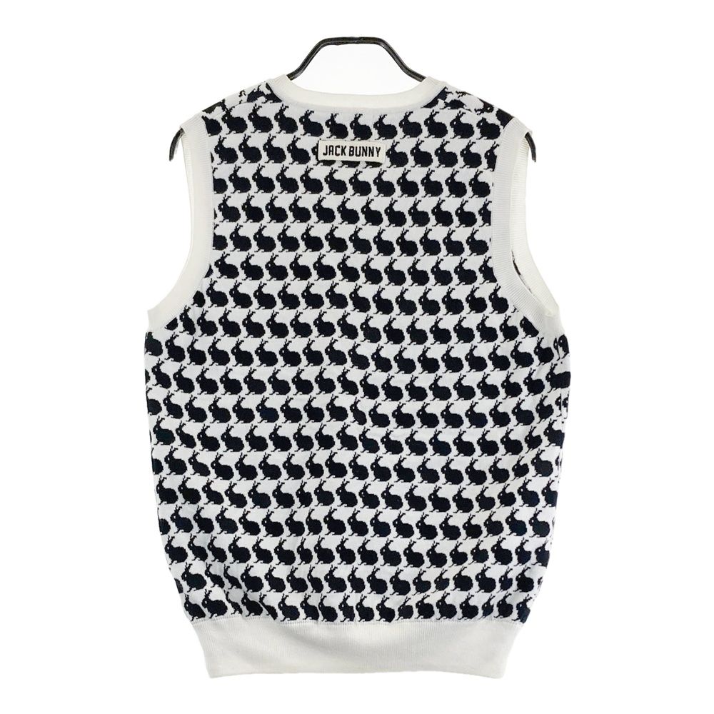 ジャックバニー　ベスト サイズ：6 JACK BUNNY ジャックバニー Vネックニットベスト カシミヤ混