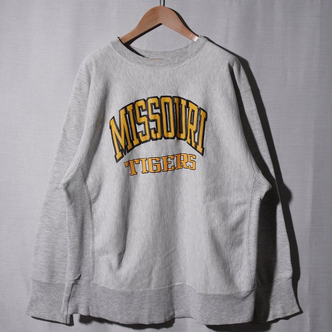 80s チャンピオン　リバースウィーブ　トリコ　USA製　グレー Mサイズ 80s USA製 トリコタグ チャンピオン Champion リバースウィーブ