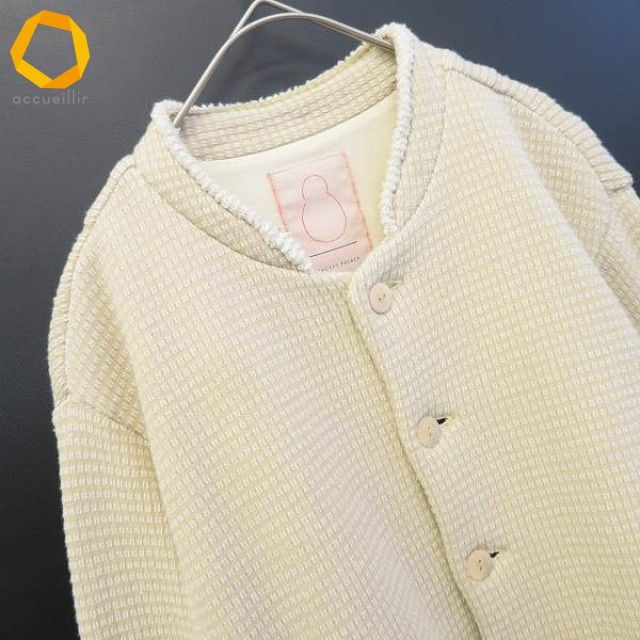 パラスパレス pal'laspalace ジャケット ノーカラー カーディガン