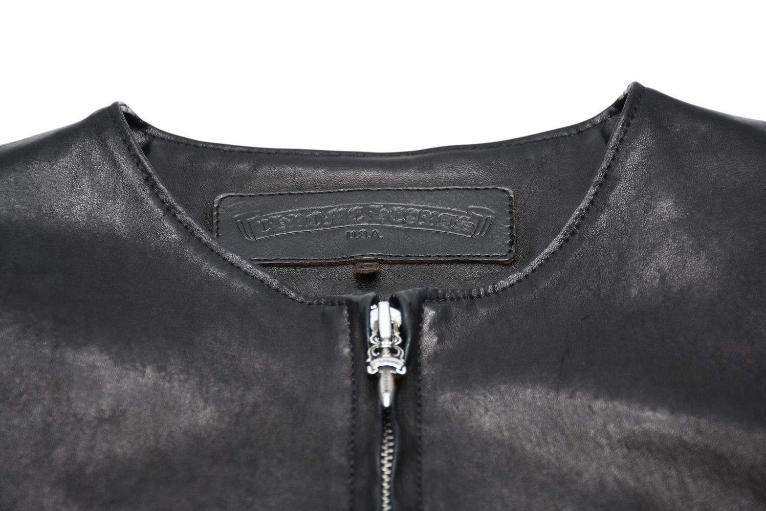 CHROME HEARTS クロムハーツ シングルライダースジャケット