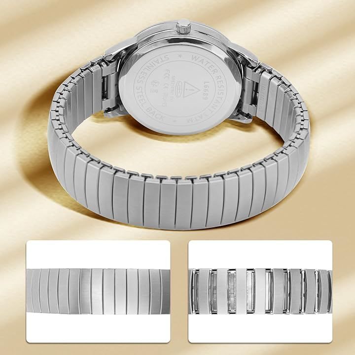 BEN NEVIS 腕時計 メンズ シンプル おしゃれ ステンレス 伸縮式バンド