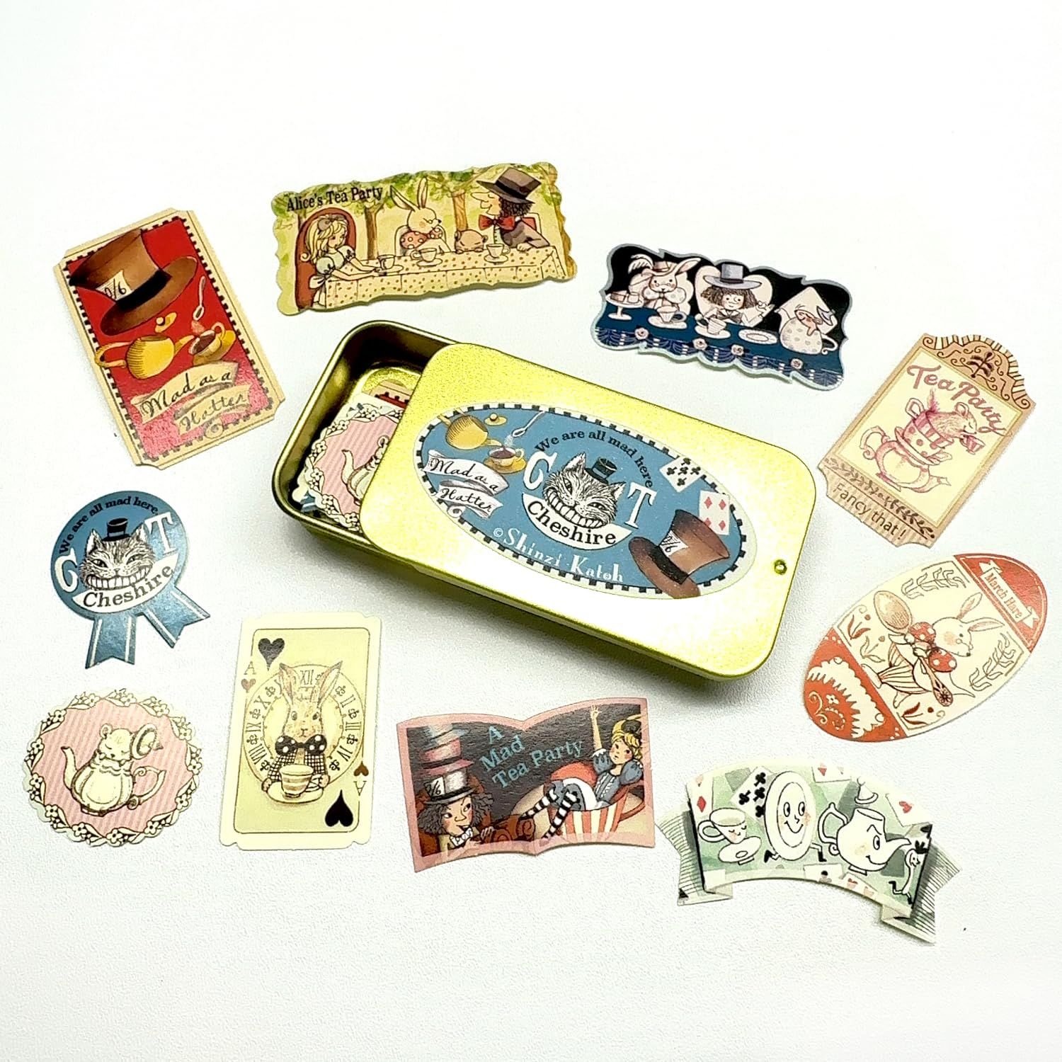 新品 シール堂 日本製 フレークシール 不思議なアリス 黄金の昼下がり