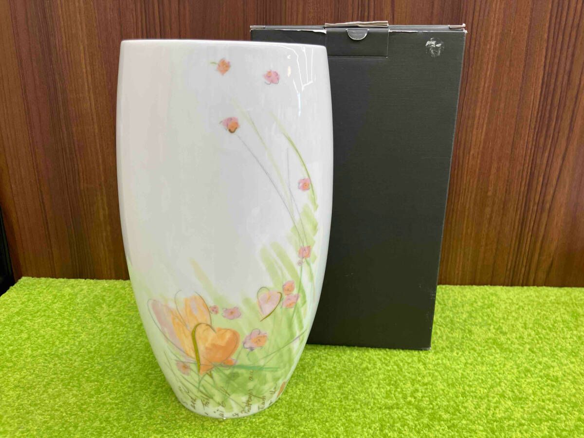 ローゼンタール Rosenthal フラワーベース 花瓶 花入れ ハート 高さ約