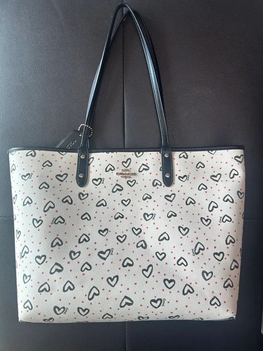 COACH リバーシブルショルダーバッグ コーチ リバーシブル ショルダーバッグ ブラック/白 - メルカリ