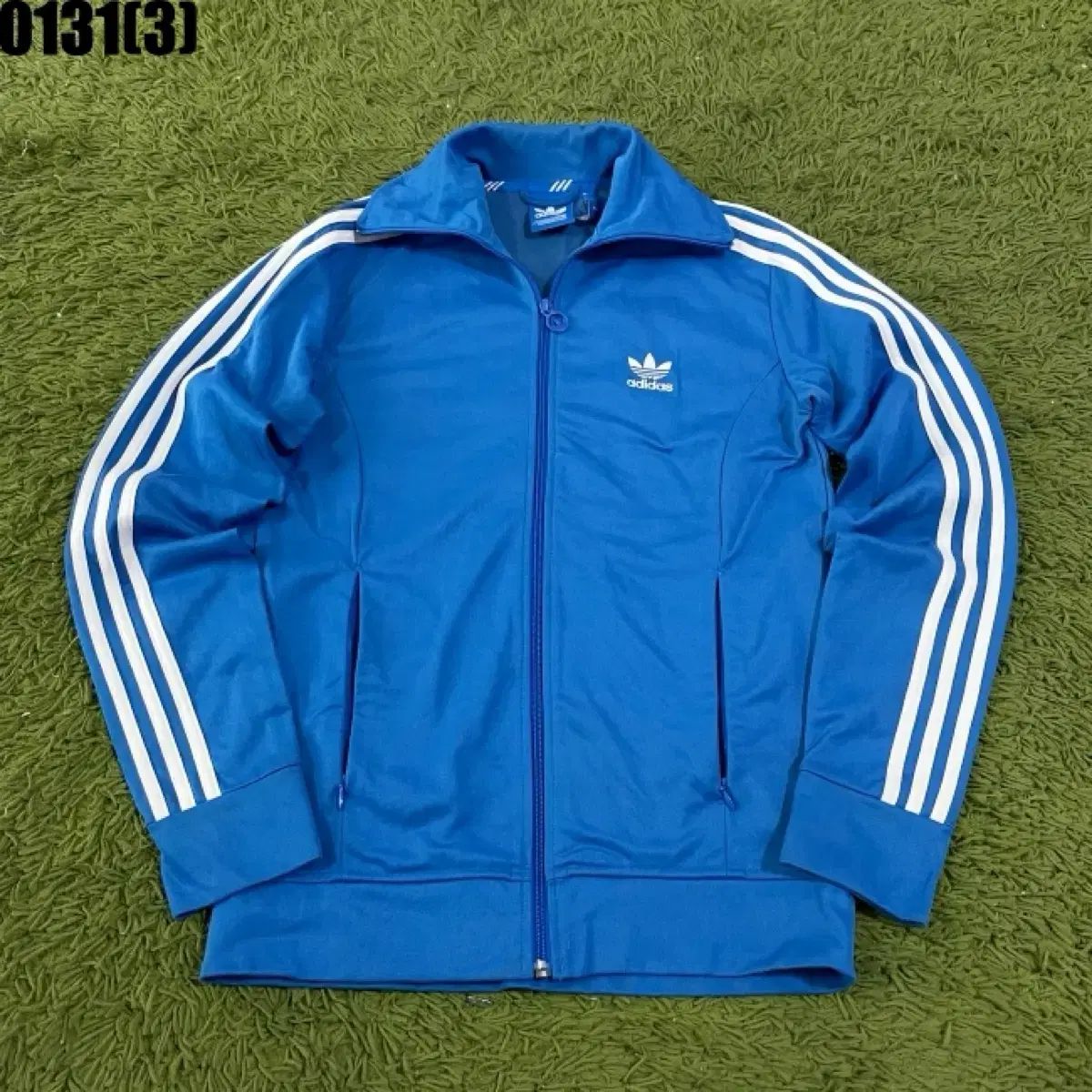 アディダス ヨーロッパ ブルー 青色 3本線 トラックジャージ 100 0131