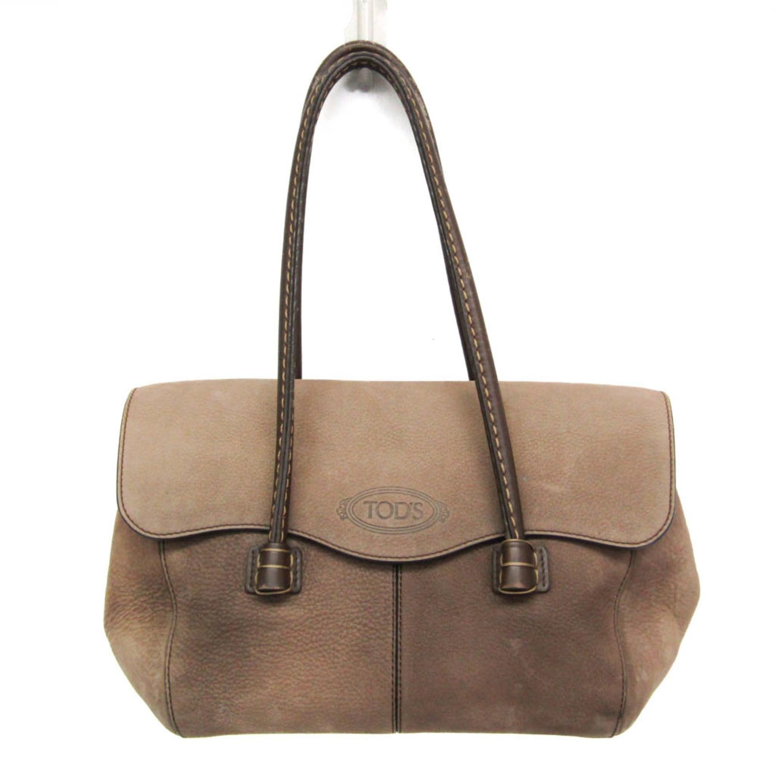 トッズ(Tod's) レディース レザー ハンドバッグ ベージュ,ブラウン