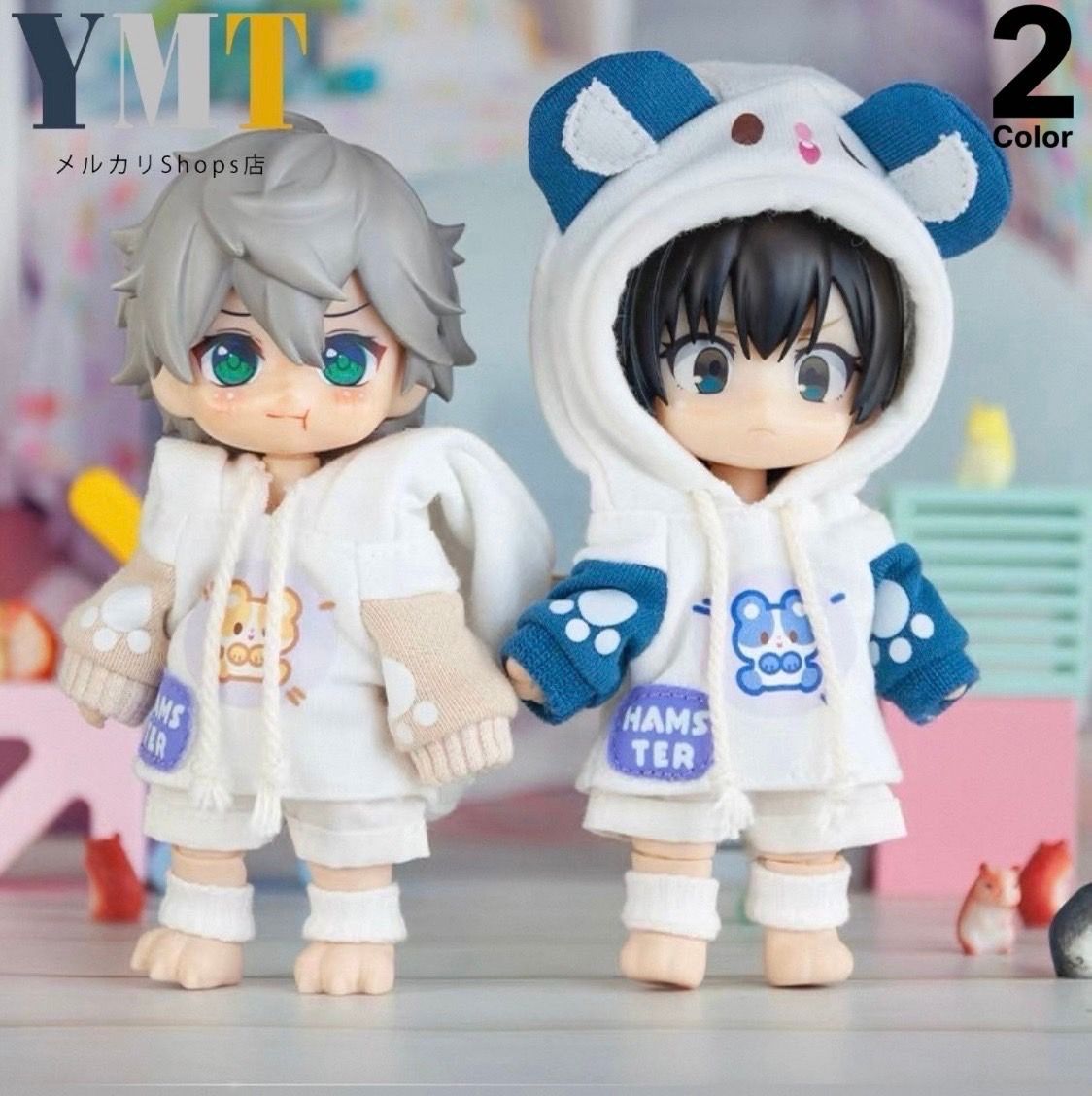 オビツ11 ドール服 ハムスターフードセット トップス＋パンツ+レッグ