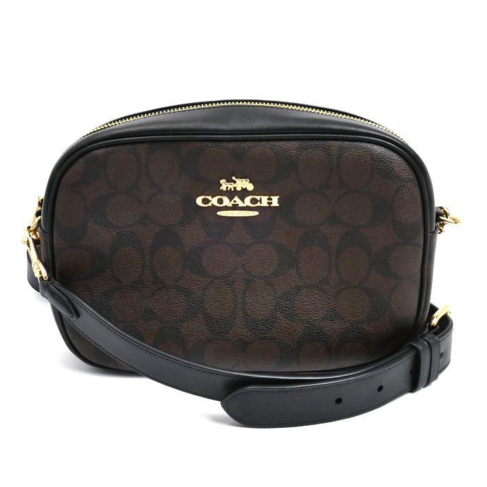 COACH ジェイミー カメラバッグ ゴールド金具 チャーム ブラック 