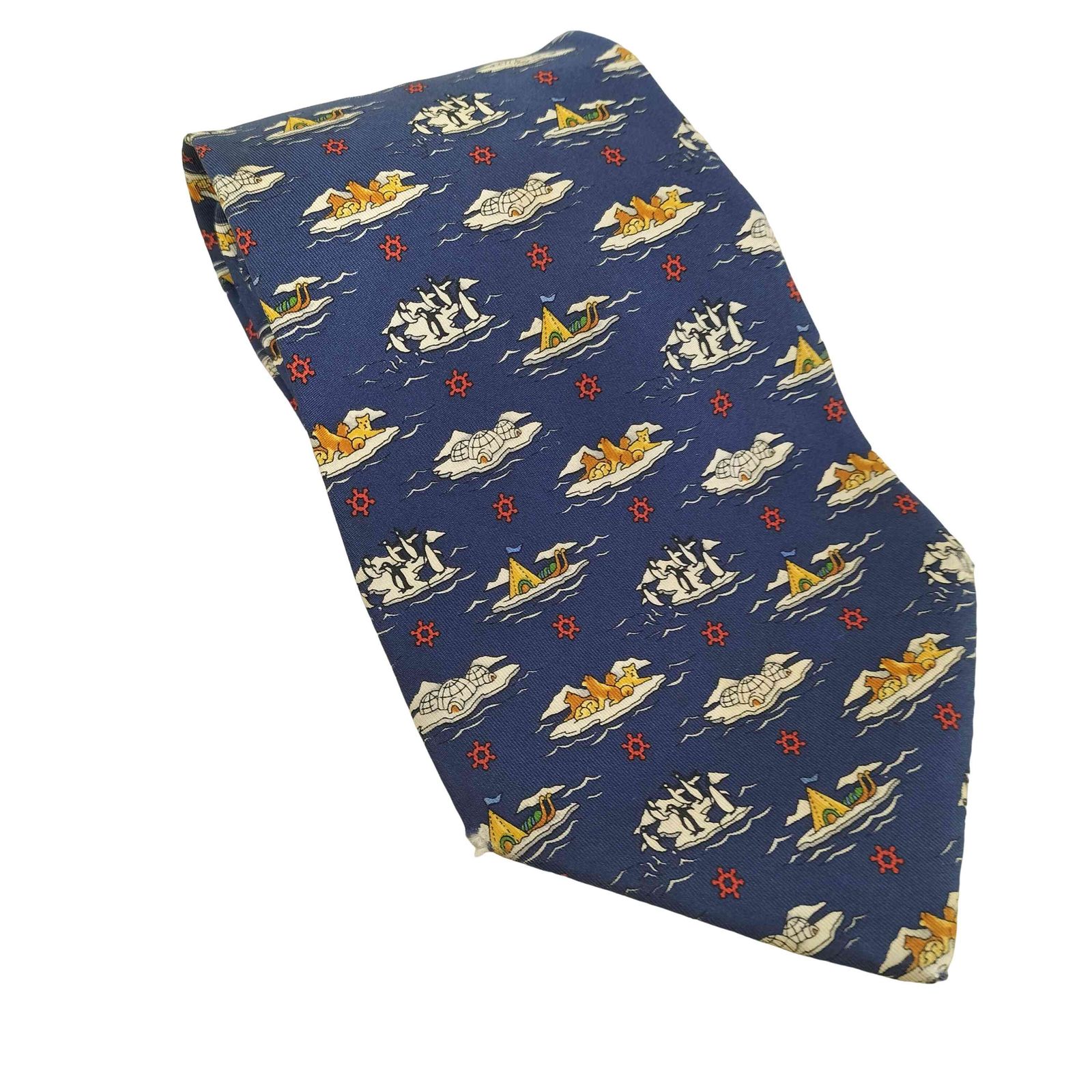 サルヴァトーレフェラガモ Salvatore Ferragamo アニマル柄シルク