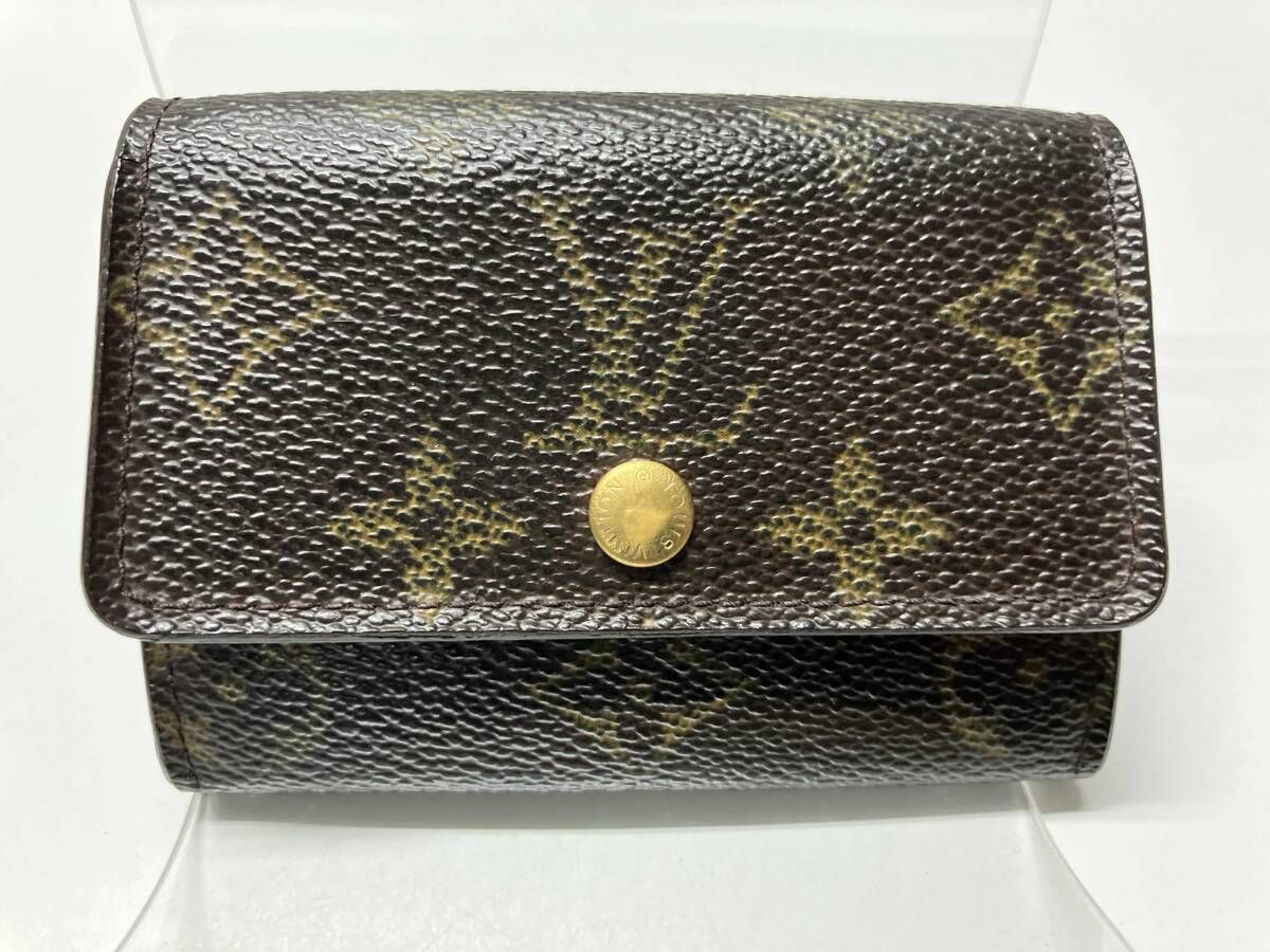 LOUIS VUITTON モノグラム MI0093 ポルトモネ・プラ コインケース