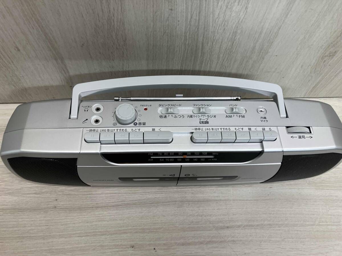 ジャンク コイズミ SADー1233 ダブルラジカセ KOIZUMI - メルカリ