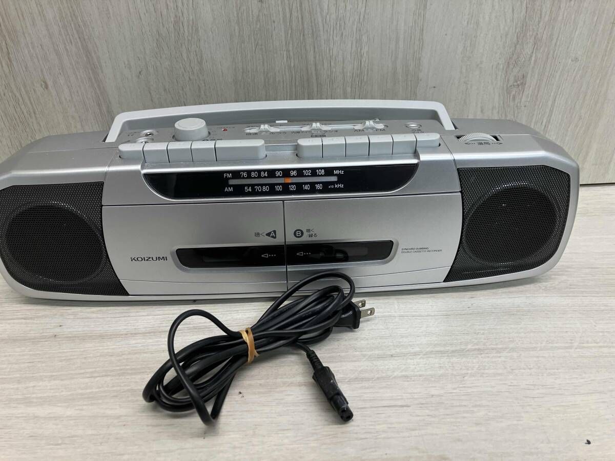 ジャンク コイズミ SADー1233 ダブルラジカセ KOIZUMI - メルカリ