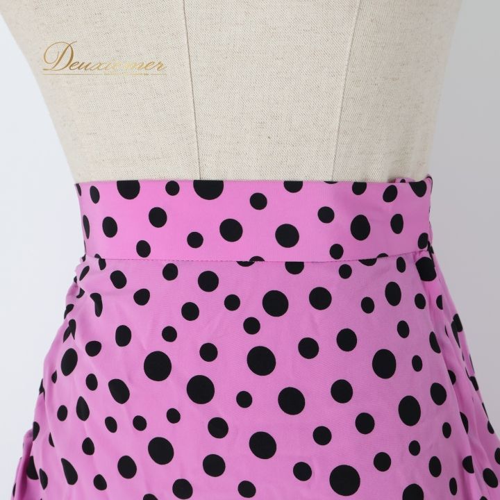 社交ダンス 衣装 スカート ピンク系 チャコット Chacott 日本製 ドット