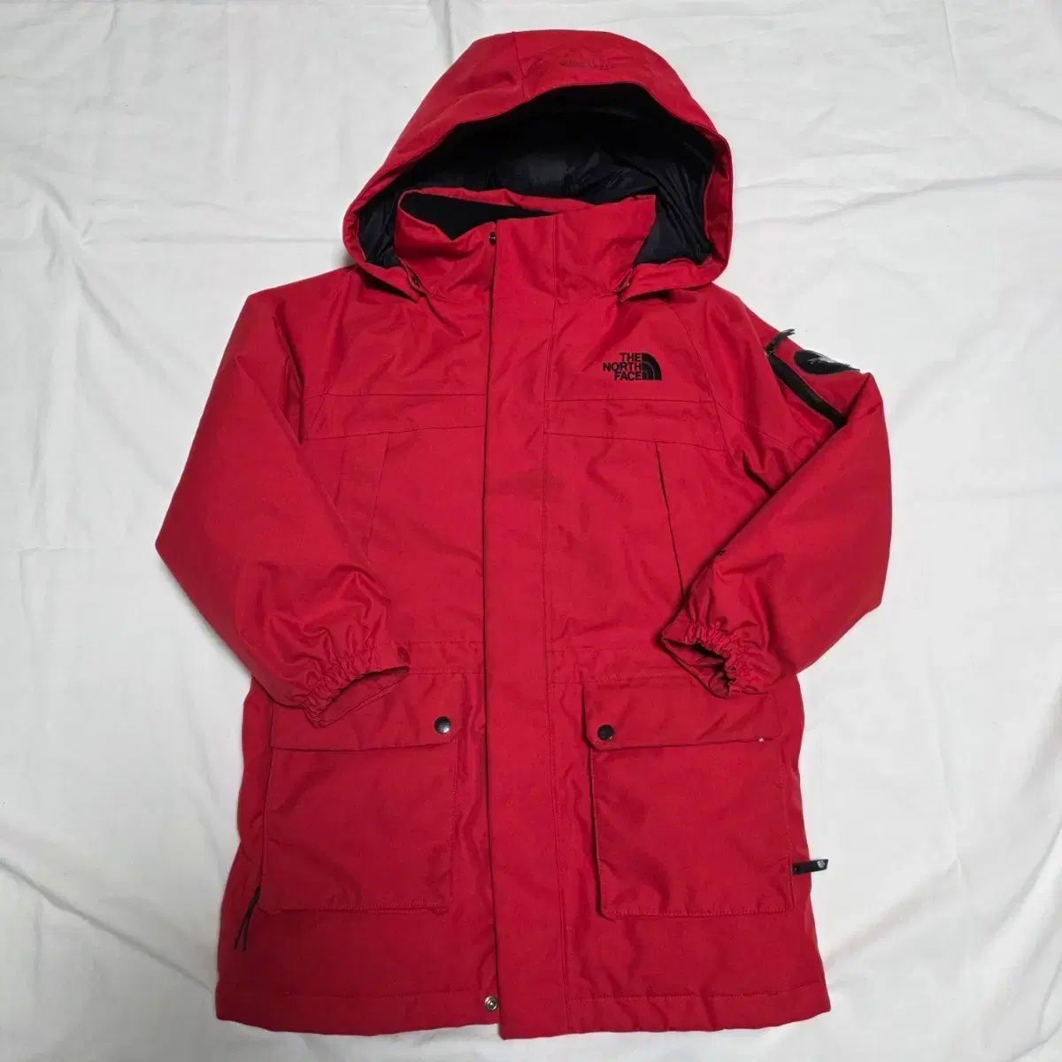 身長130 THE NORTH FACE ザノースフェイス レッド グースダウン ダウン