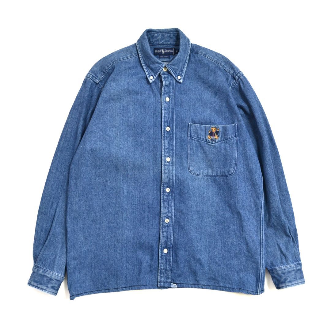 Ralph laurenラルフローレン 90sヴィンテージ コットン製デニムBD