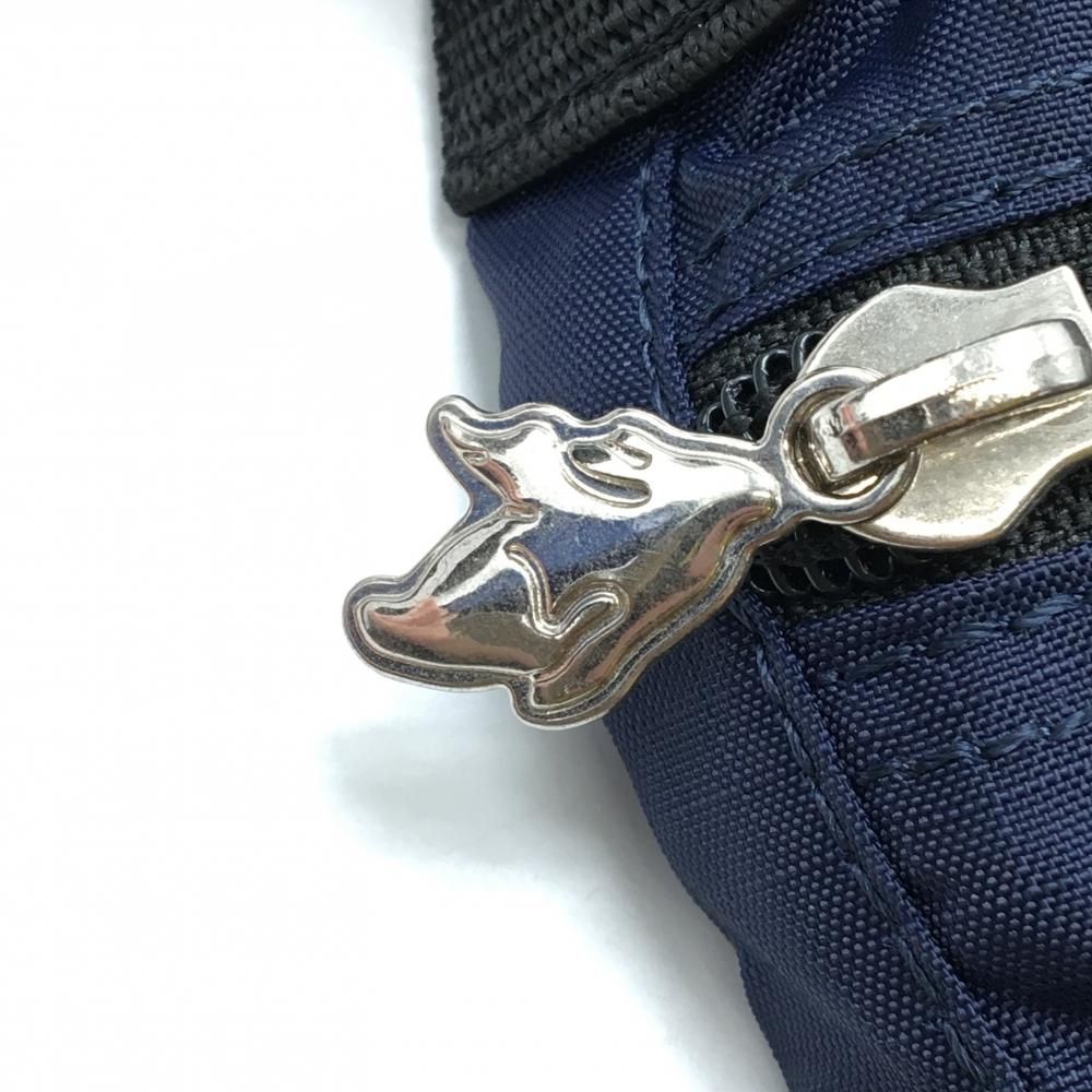 パーリーゲイツ クラブケース ネイビー×白 ロゴプリント ショルダー