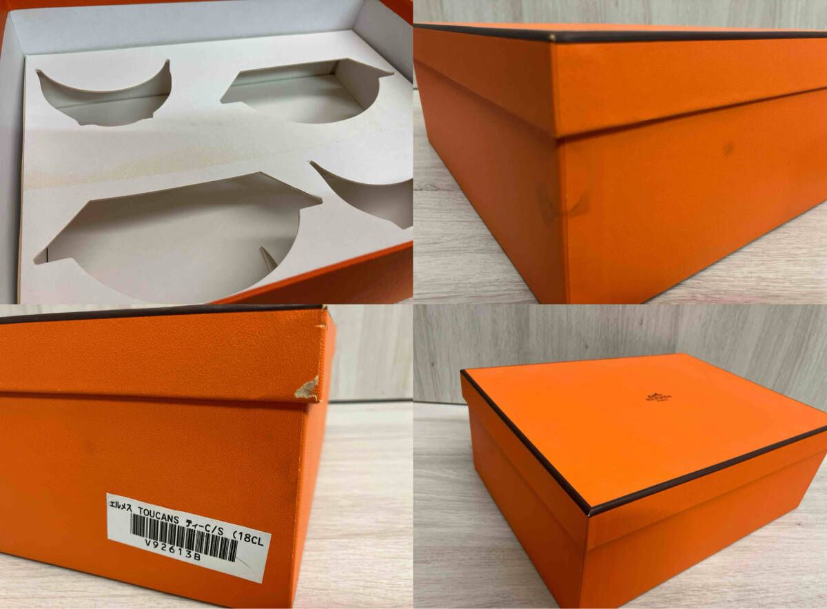 HERMES カップ＆ソーサー Toucans 2客セット エルメス トゥカン