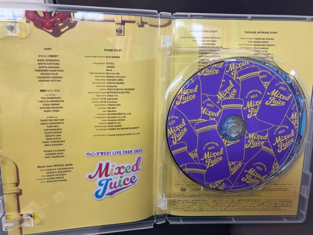 DVD ジャニーズWEST LIVE TOUR 2022 Mixed Juice(通常版) - メルカリ