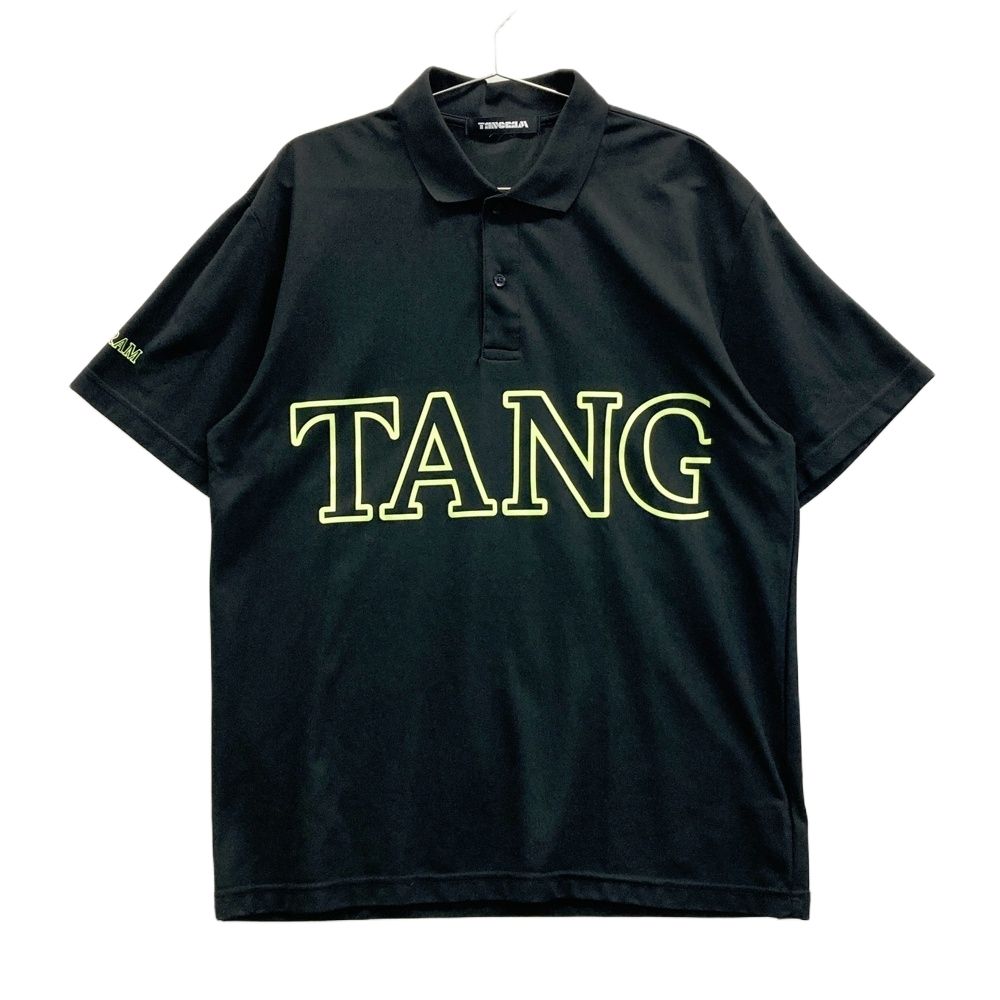 サイズ：L TANGRAM タングラム 半袖ポロシャツ ブラック系