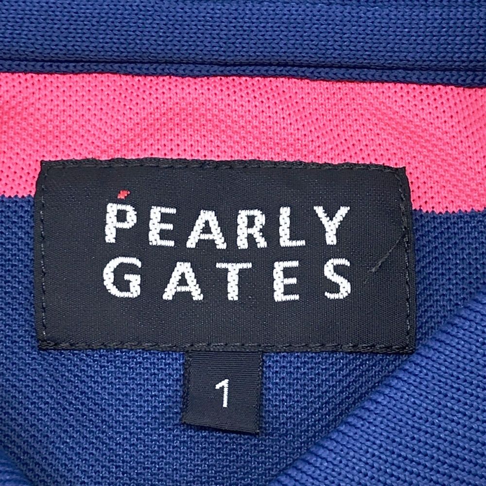 サイズ：1 PEARLY GATES パーリーゲイツ 半袖ポロシャツ ニコちゃん