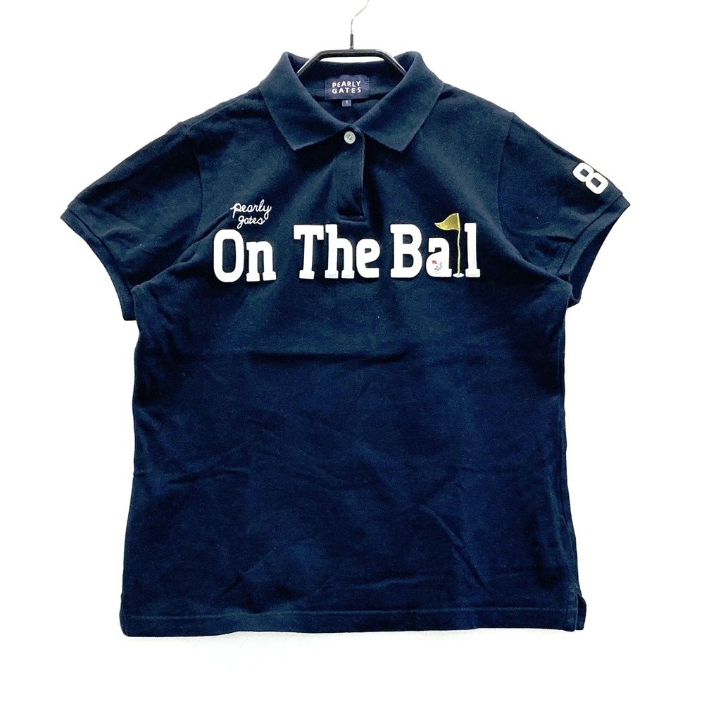 サイズ：1 PEARLY GATES パーリーゲイツ 半袖ポロシャツ ニコちゃん