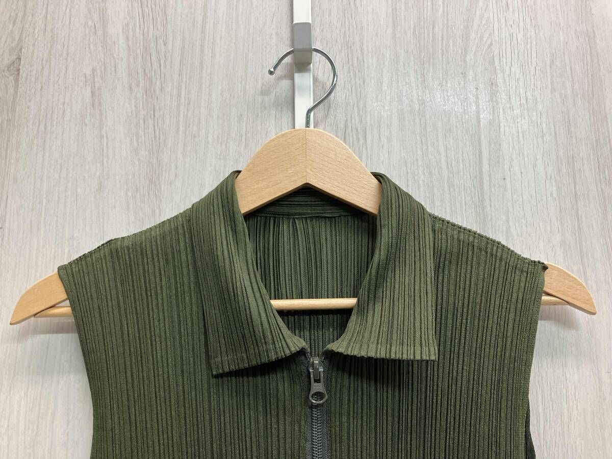 PLEATS PLEASE プリーツプリーズ PP71-JH320 サイズ3 ノースリーブ