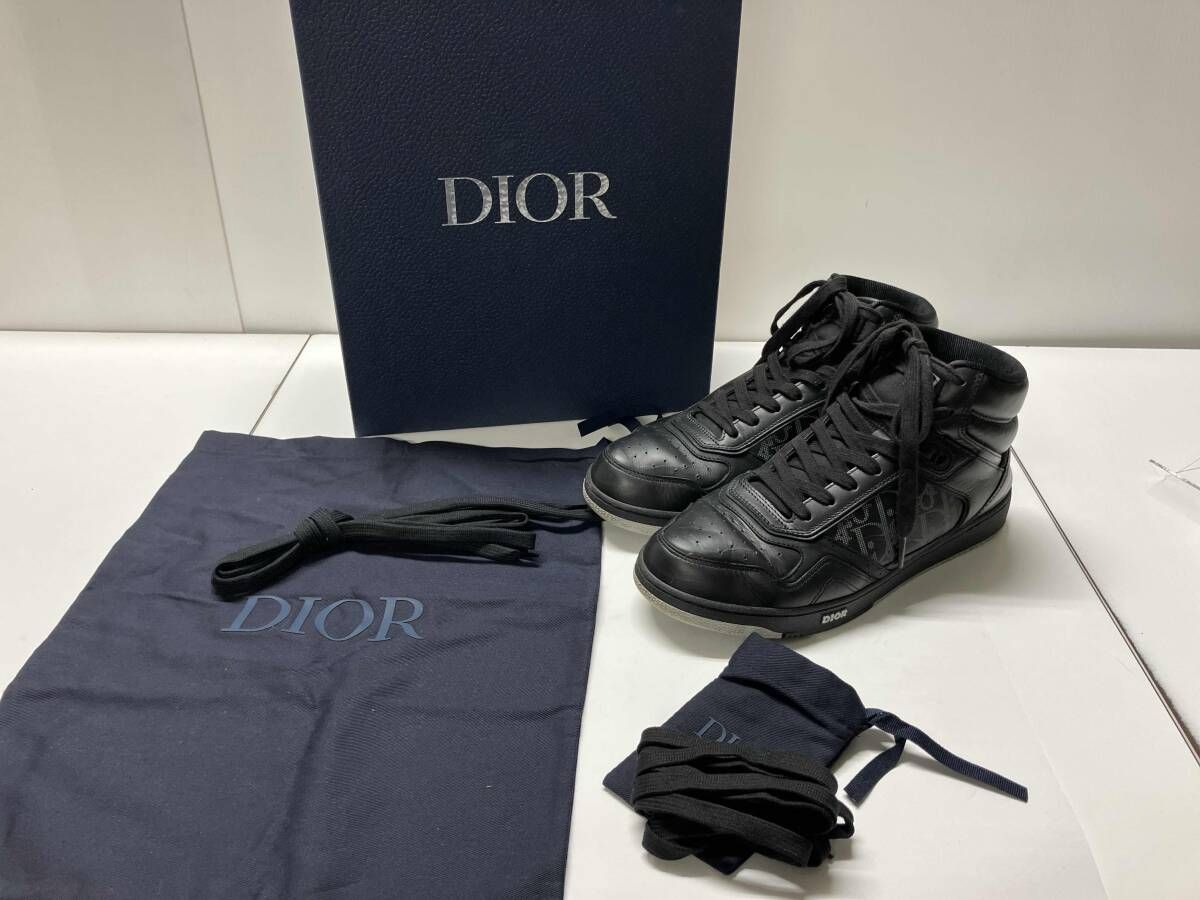 Christian Dior ハイカットスニーカー オブリーク ギャラクシー サイズ 
