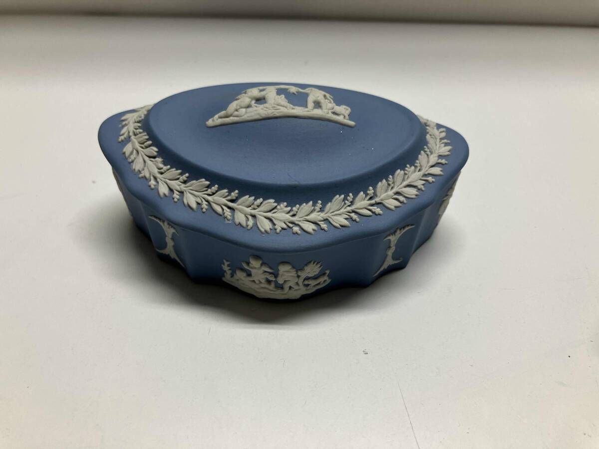 WEDGWOOD ジャスパー 小物入れ 蓋付き 箱無し ウェッジウッド - メルカリ