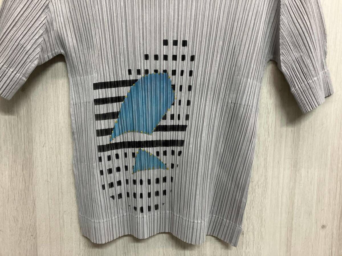 PLEATS PLEASE プリーツプリーズ PP03-JK622 サイズ3 半袖シャツ