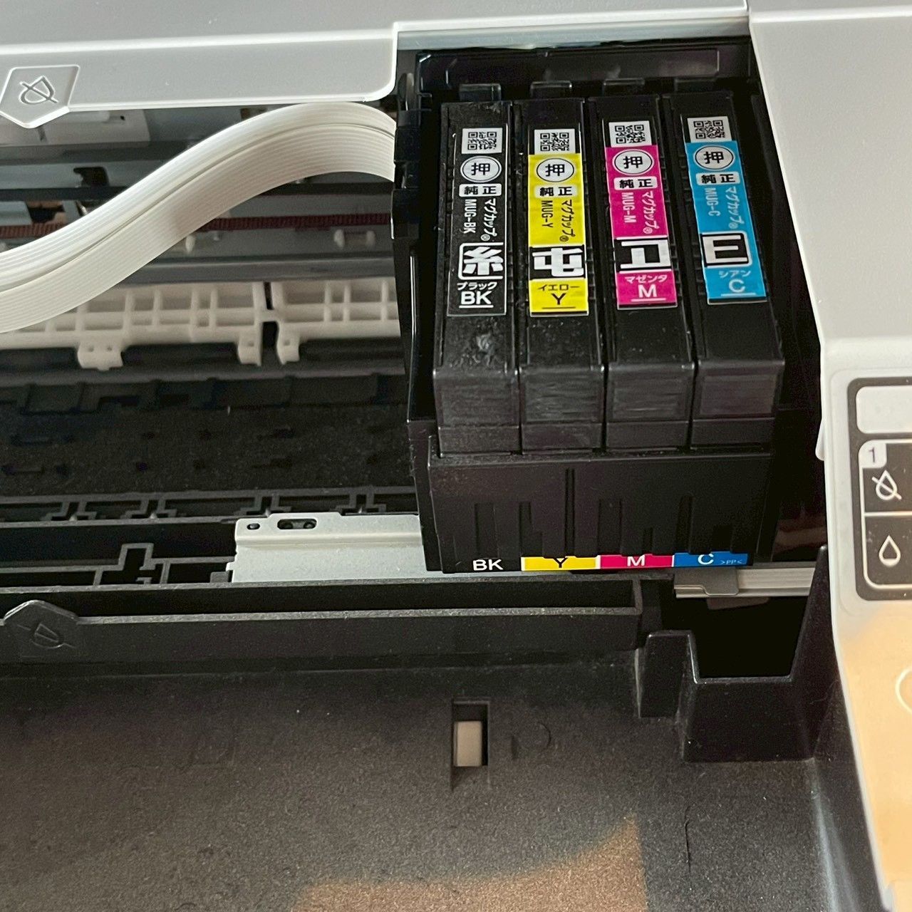 ジャンク EPSON（エプソン）2023年製 プリンター EW-052A 純正インク