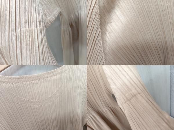 PLEATS PLEASE イッセイミヤケ ワンピース PP21-JT585 ベージュ