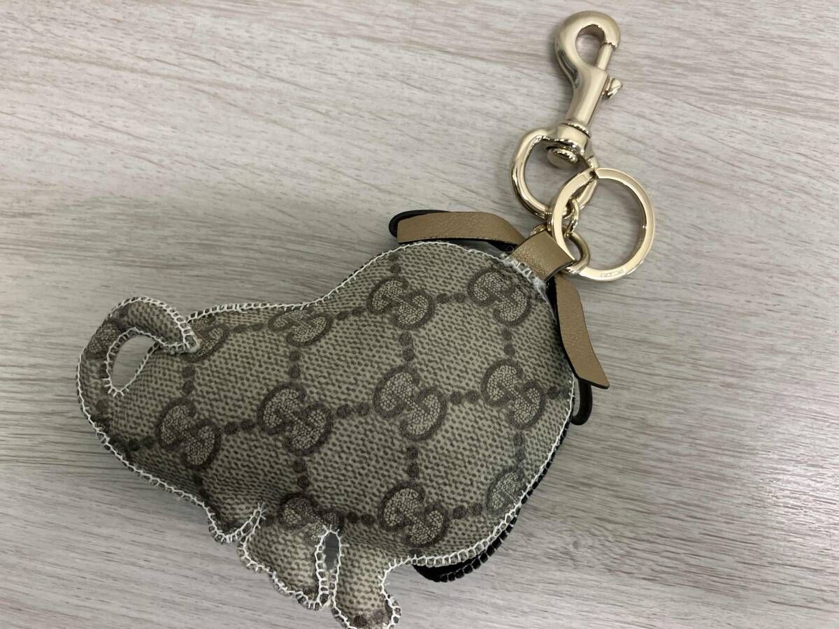GUCCI GGプラス グッチョリ ビーグルサム キーリング付チャーム - メルカリ