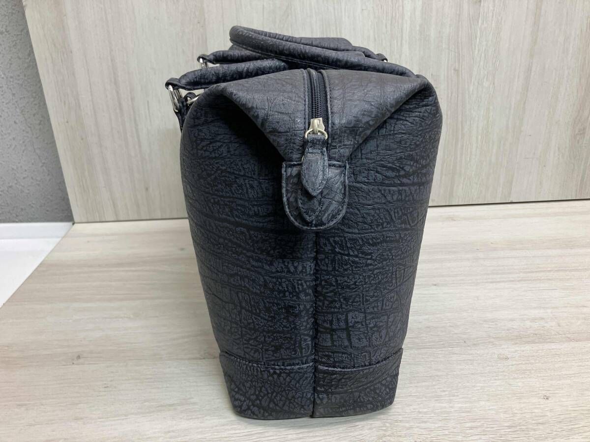 本革 カモシカ革 ボストンバッグ JRAマーク - メルカリ