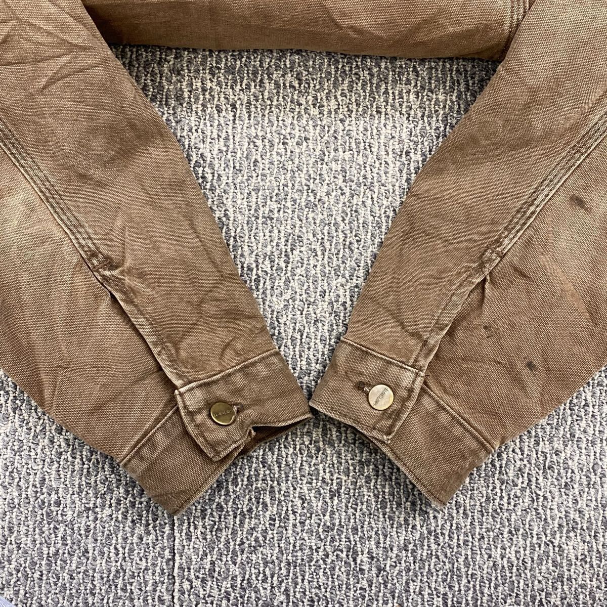 90s Carhartt ダック トラッカージャケット XL位 ブラウン カーハート