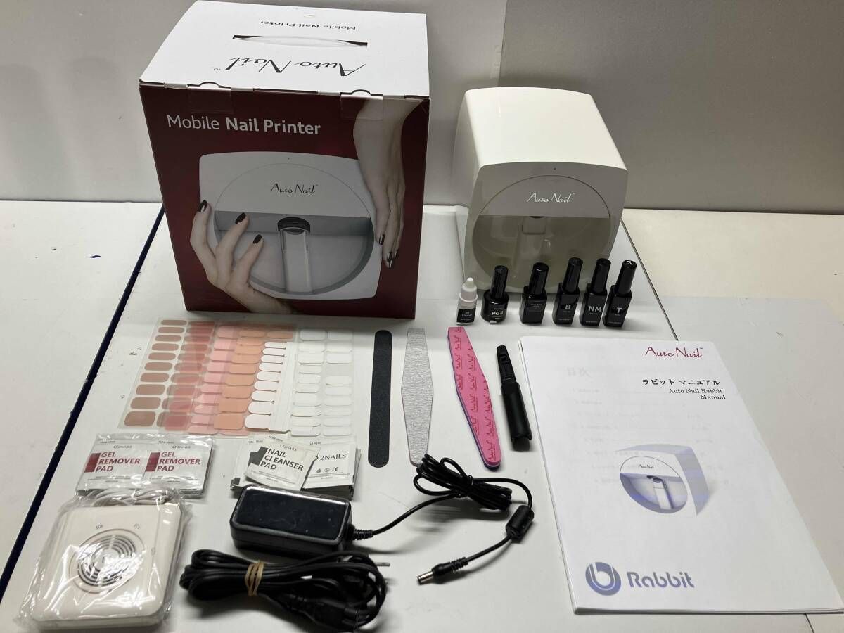 ジャンク Rabbit AutoNail ラビット Mobil Nail Printer ネイルGel
