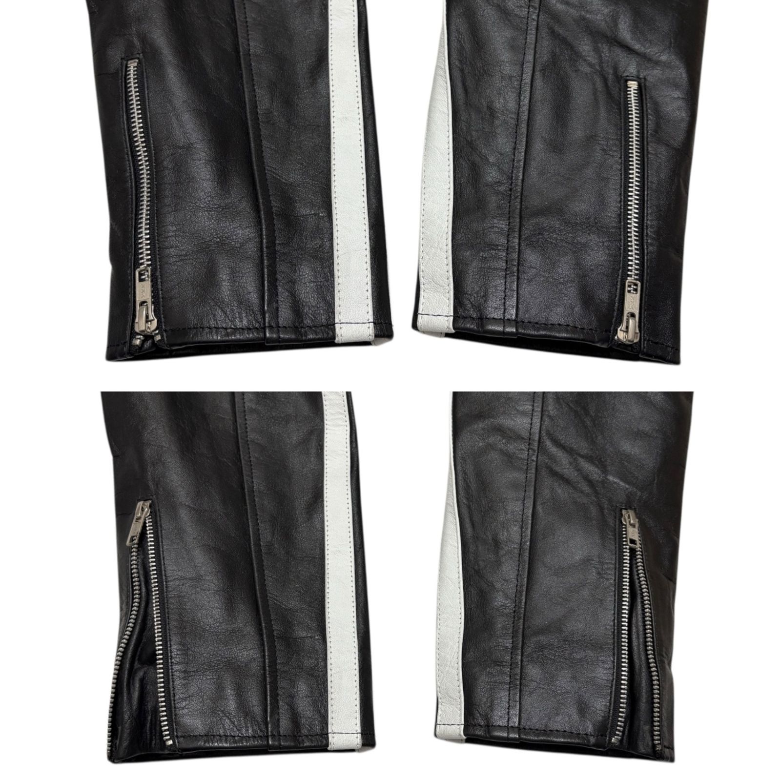 Liugoo Leathers (リューグーレザーズ) 立ち襟 シングル ライダース