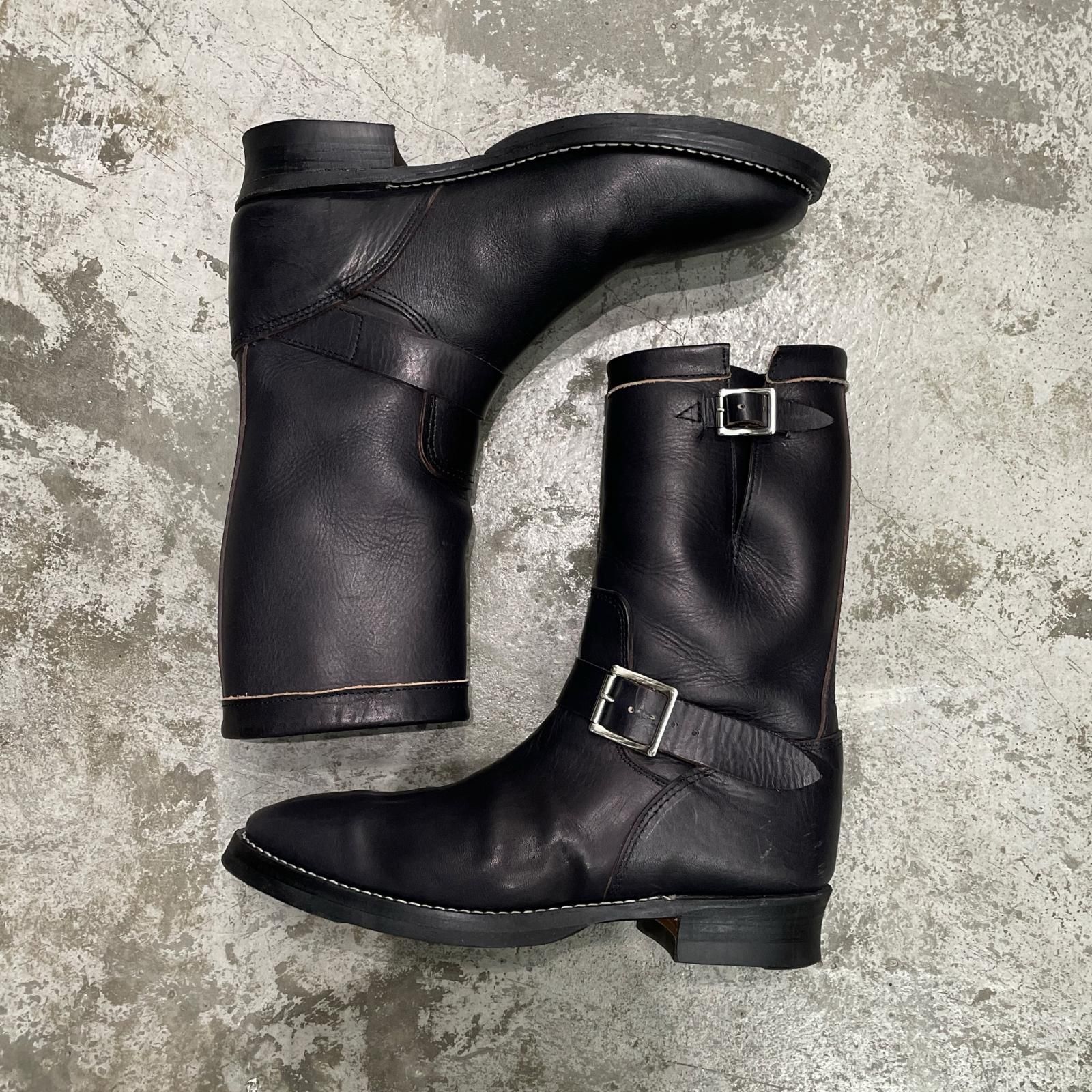 参考上代107800円 CUSHMAN OILED LEATHER ENGINEER BOOTS エンジニア