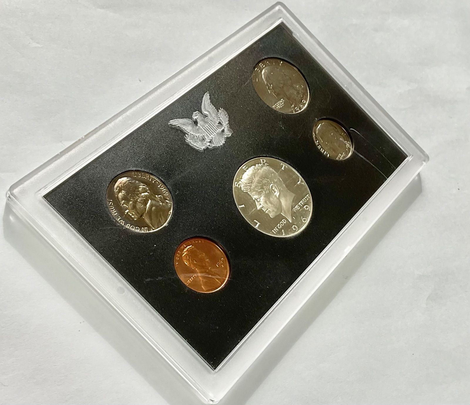 アメリカ合衆国 プルーフ 貨幣セット 記念硬貨5枚セット 5年分 1968