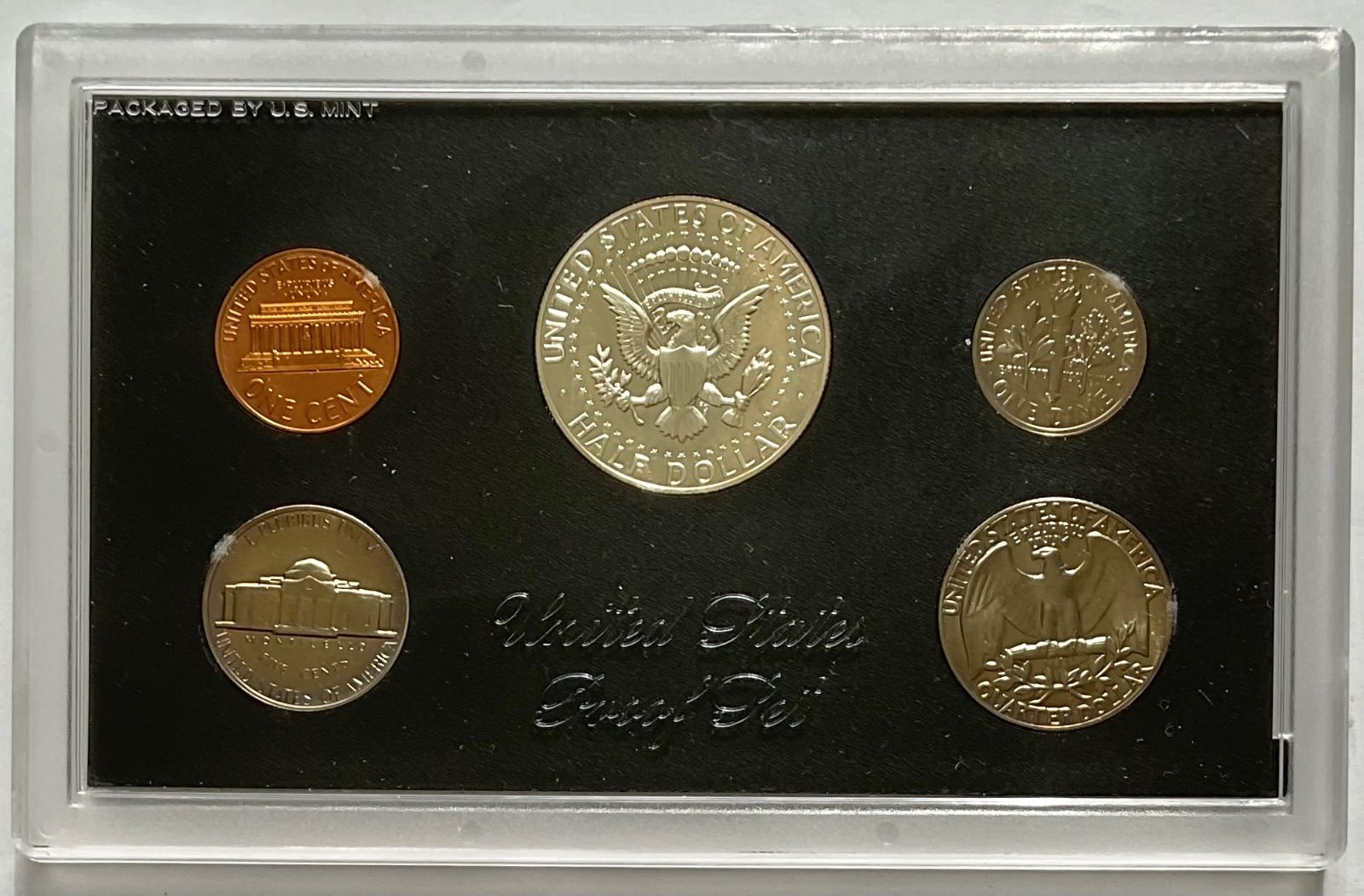 アメリカ合衆国 プルーフ 貨幣セット 記念硬貨5枚セット 5年分 1968