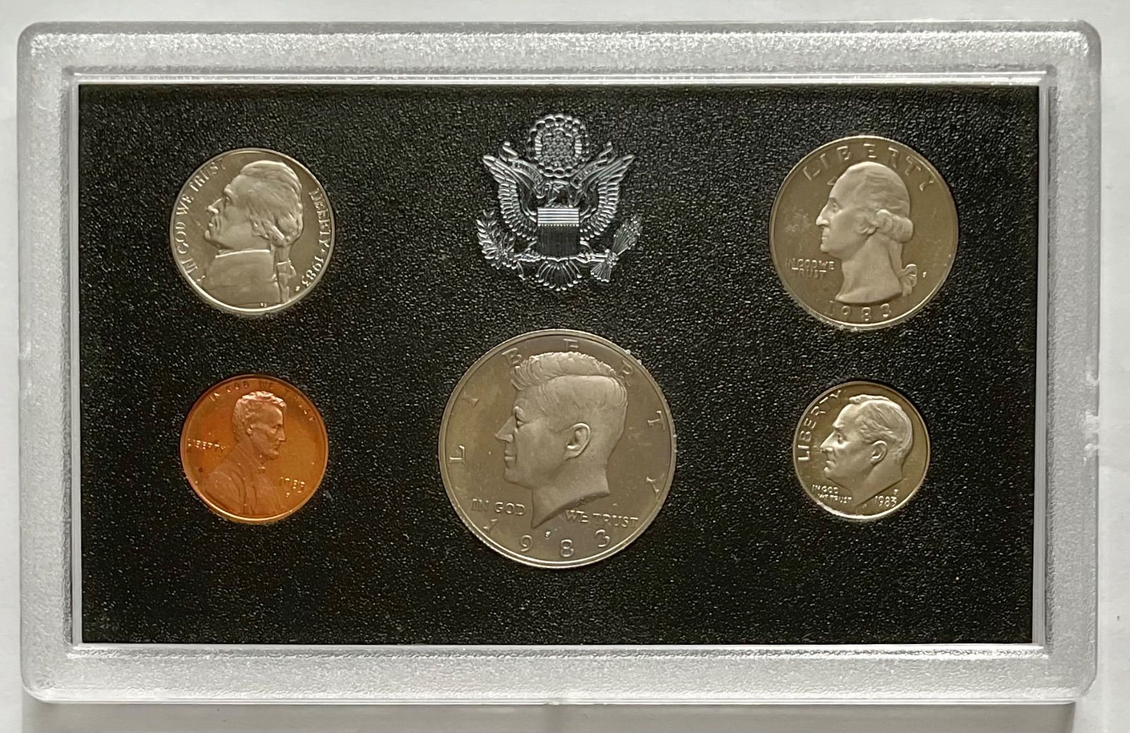 アメリカ合衆国 プルーフ 貨幣セット 記念硬貨5枚セット 5年分 1968