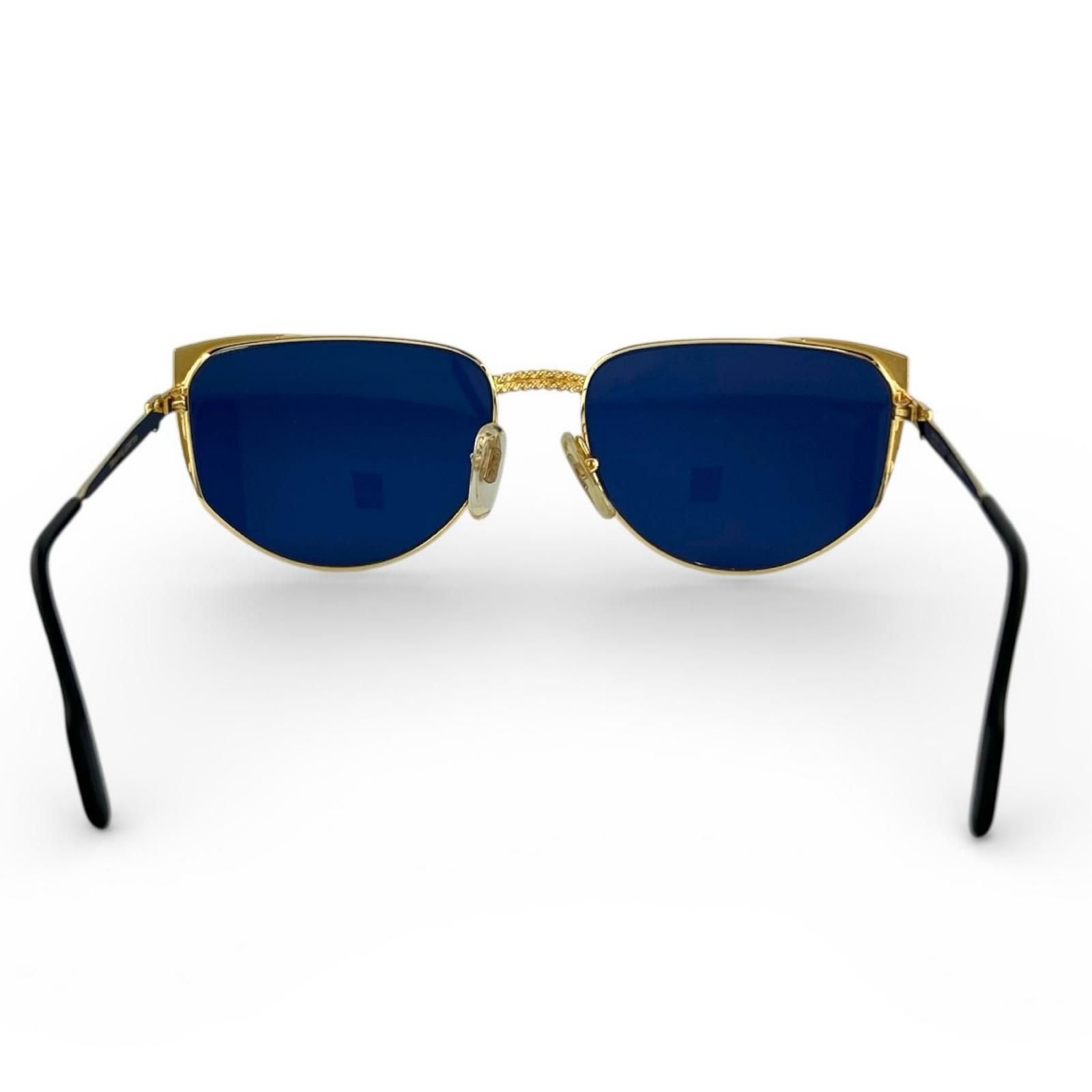 美品△TIFFANY LUNETTES ティファニー ルネッツ ヴィンテージ 23k Gold