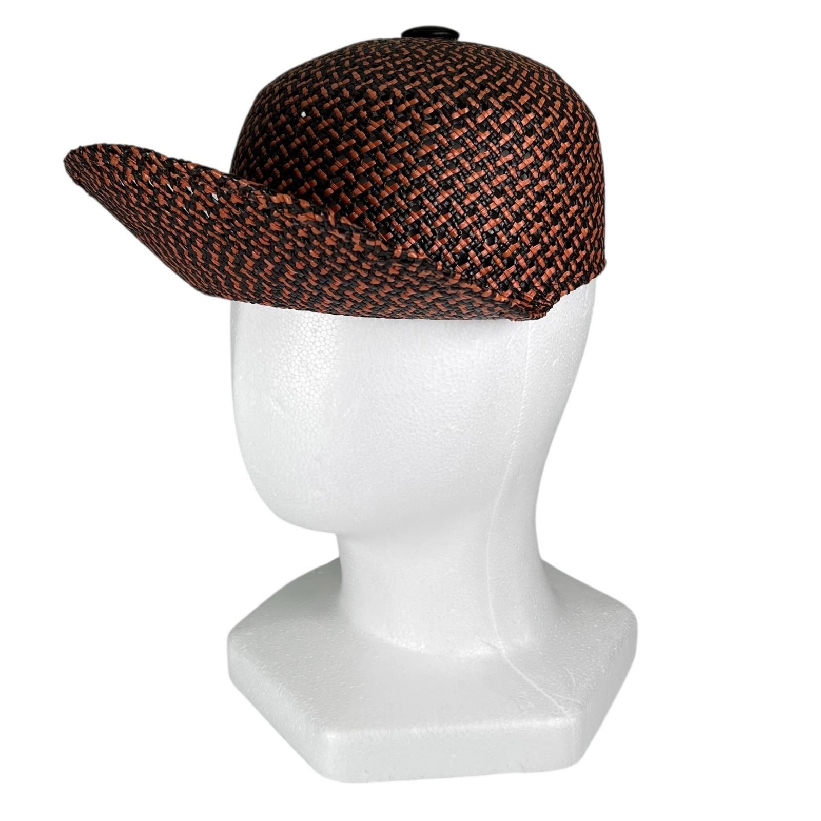 極美品△HERMES エルメス タンザニア わら 羊革 セリエボタン ストロー