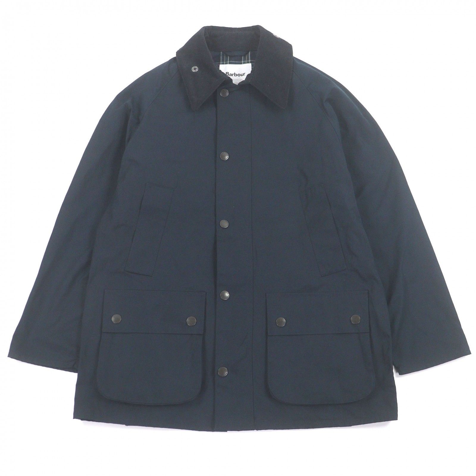 美品□Barbour バブアー 2201225 BEDALE ビデイル 襟元コーデュロイ