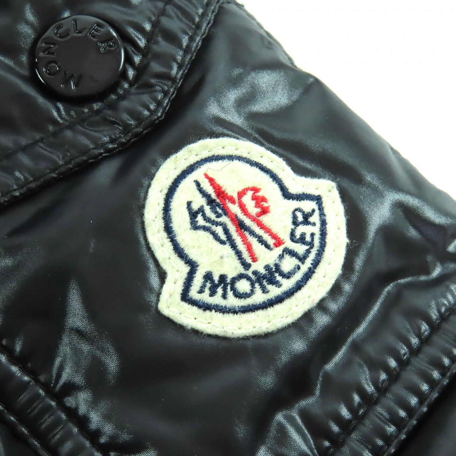 極美品△MONCLER モンクレール 2018-2019年製 MOKA モカ ロゴワッペン