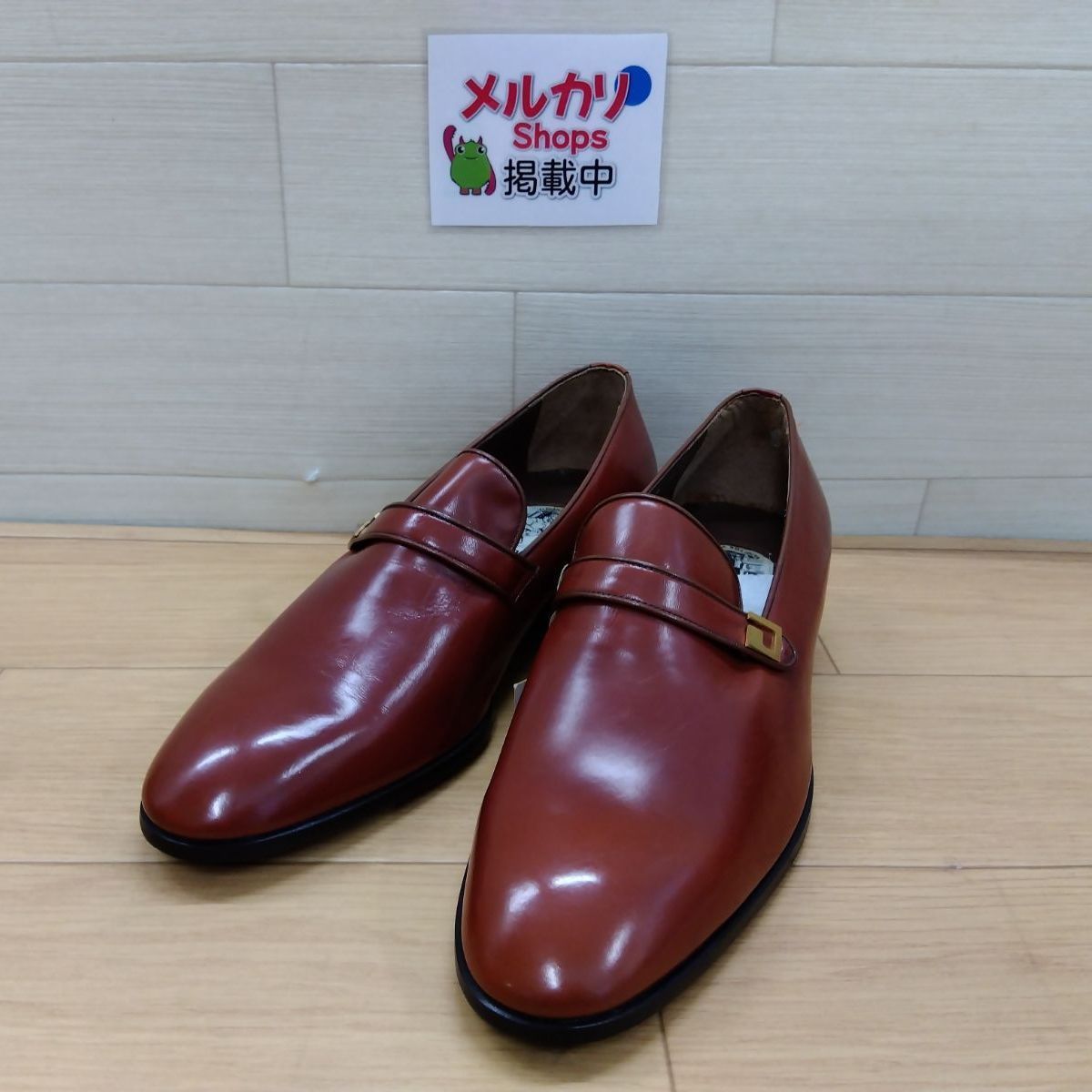 marelliマレリー ブラックレザー ローファー 24.5cmEEEE - メルカリ 