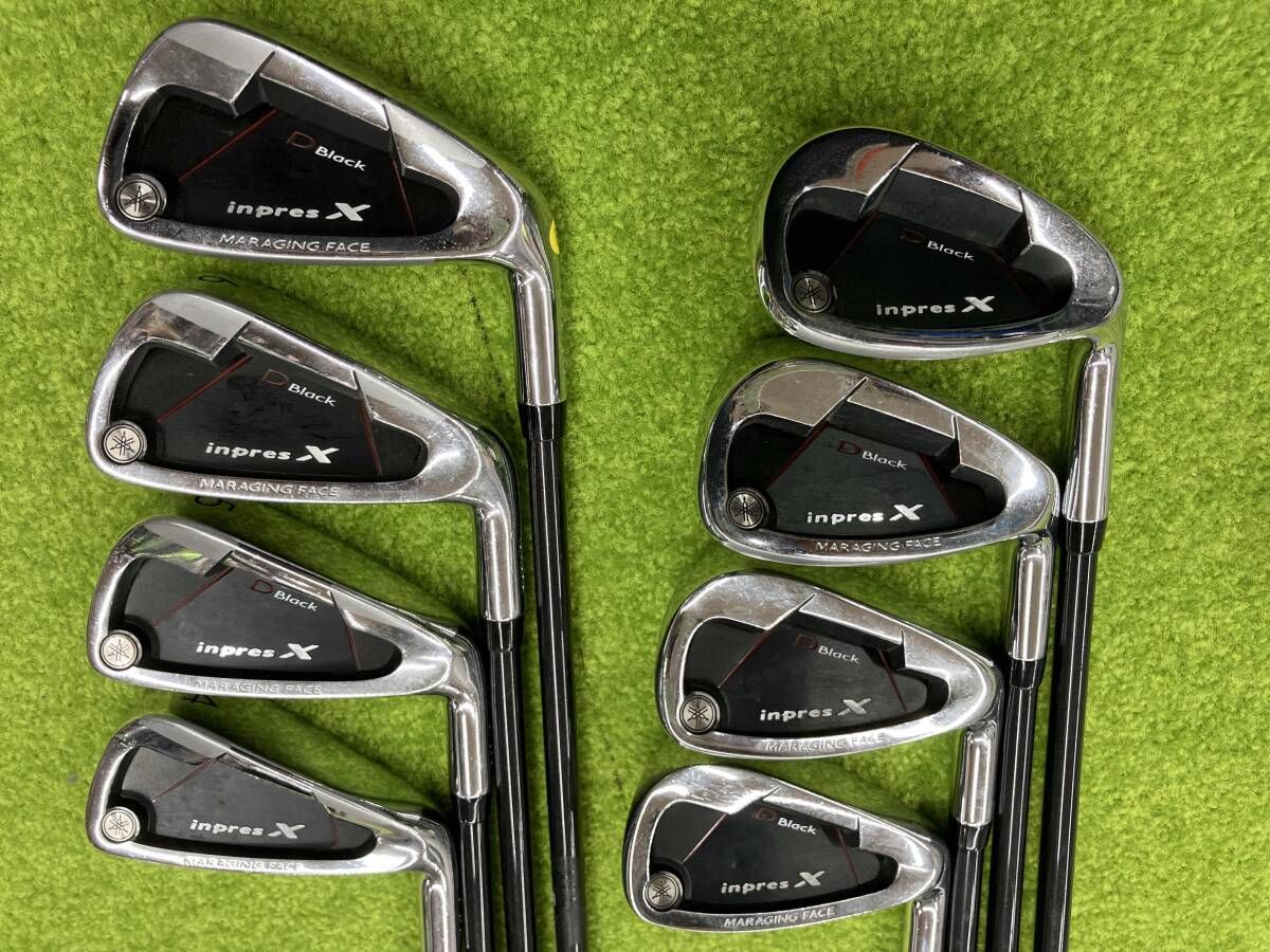 アイアンセット YAMAHA inpres X D Black 8本セット DX-508i R - メルカリ