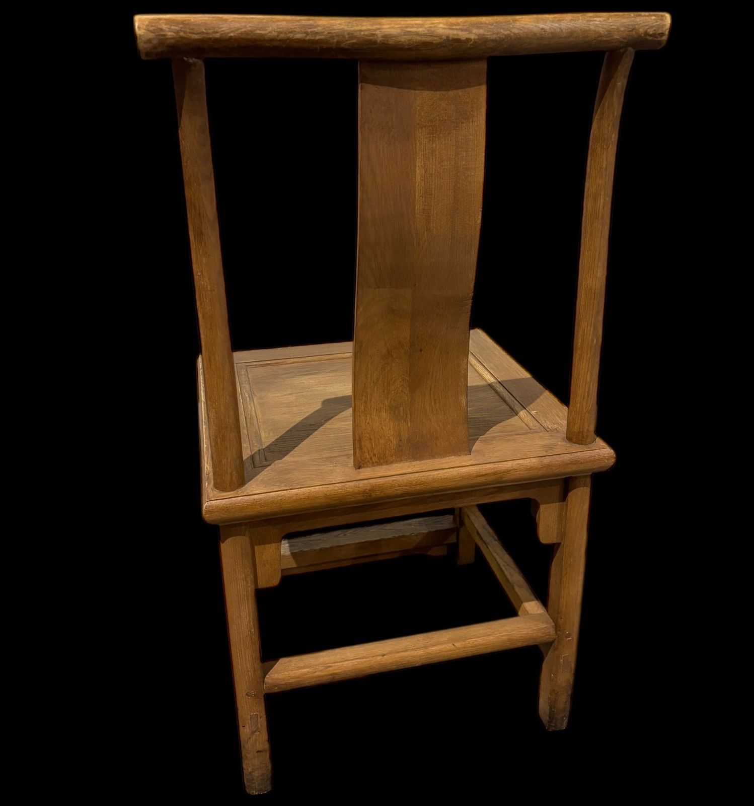 木製 白木 ダイニングチェア 中国 民式 一人掛け 椅子 レトロ チェア