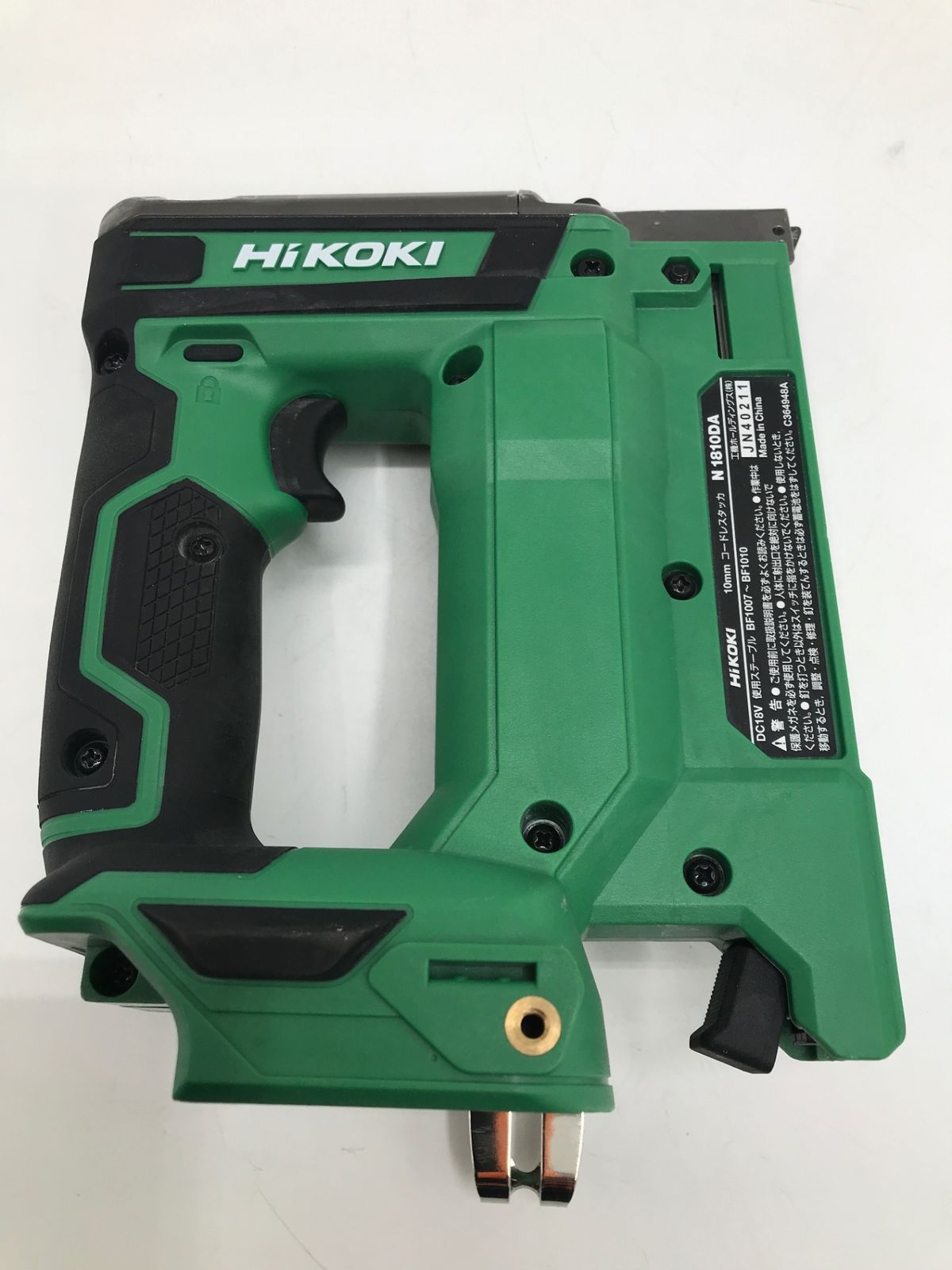 中古品】☆HiKOKI/ハイコーキ 18v充電式タッカ (ステープル幅10 